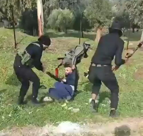 Overkill Execution Of Syrian Man.