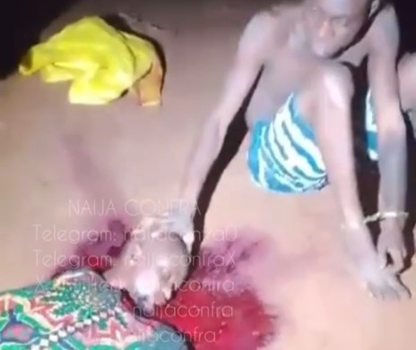 Nigerian ritualist caught red handed with a human head in bag 