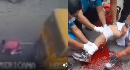 Man Run Over by Truck While Crossing Road