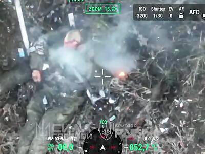 The fate of the Russian invader on Ukrainian soil.