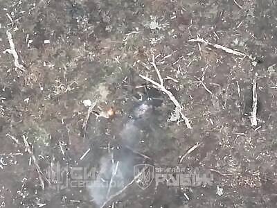 UAV operators of the 4th battalion Rubizh score direct hit on Russian