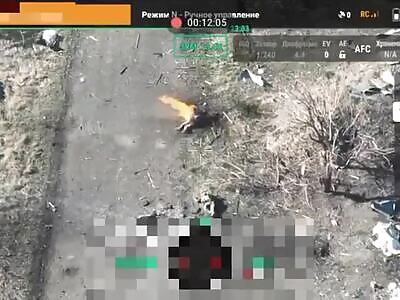 First the drone, then the bullets.