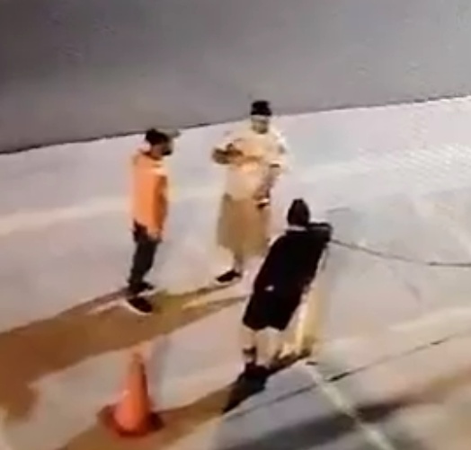 Several Killers Jumped Out Of The Car And Shot 3 Men Standing On The Sidewalk.