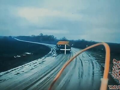 Russian FPV Drone Strike