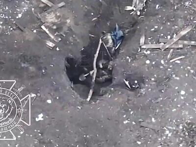 destruction of Ukrainian infantry in the vicinity of Liptsy