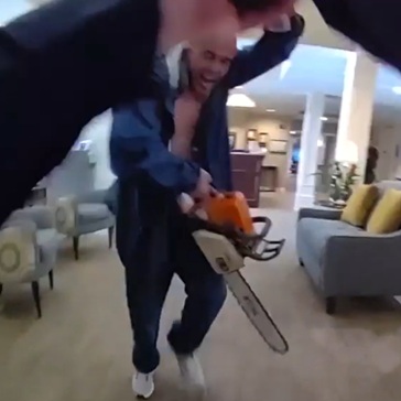 Cops Fatally Shoot Chainsaw-Wielding Man in Nursing Home