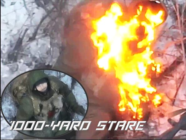 Brain Traumatized Russkie Incapacitated, Burns Alive