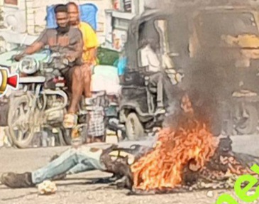 Barbecue time in Haiti 