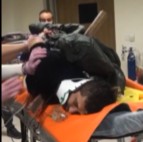 Iron Bar Through his Body