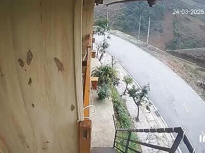 Biker Falls Off Cliff and Dies