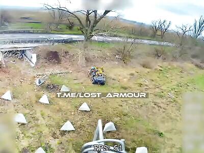 You can’t have that many guys on a ATV, that defeats the whole purpose