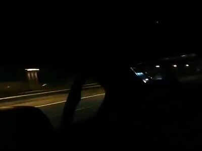 Street racing turned to  barbecue