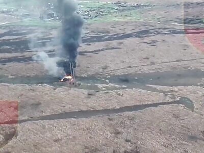 Repelling a Russian assault.