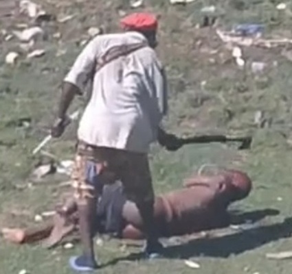 Butchered by Rival Gang Member In Haiti