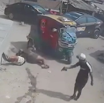 Sicario Does Quick Job In Peru (CCTV & Aftermath) 