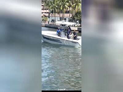 Fishing Out Body In Miami