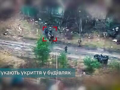 Russian quad bikers die at the border.