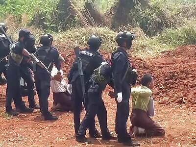 Criminals Executed By Army Officials [Other Angles + Better Quality]