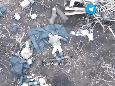 AFU militants trying to break through to the village of Popovka