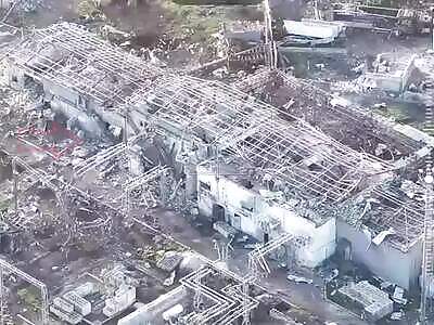 Cleaning the village of Peschane from Russian insects.