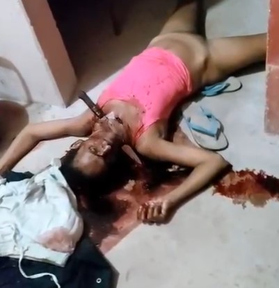 BRUTAL: Woman Savagely Slaughtered.