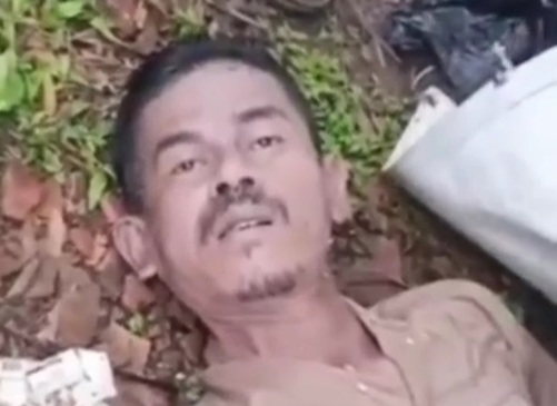 (Heart attack)Indonesian man died after falling from his motorcycle 