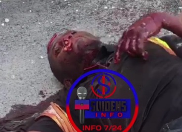 Haitian man victime of the clashes between gangs 