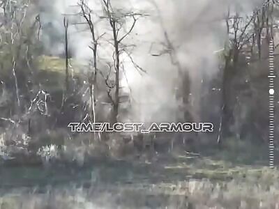 AFU self-propelled gun destroyed