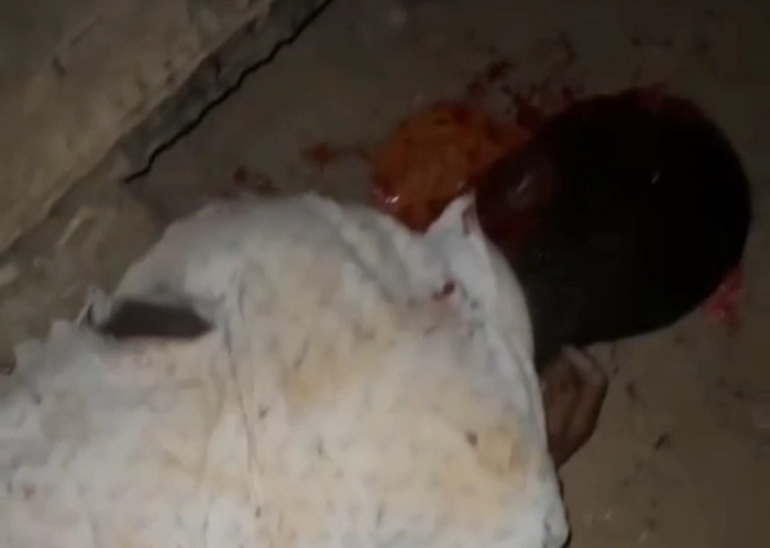 BLACK AXE GANG MEMBER SMASHING HEAD OF RIVAL 