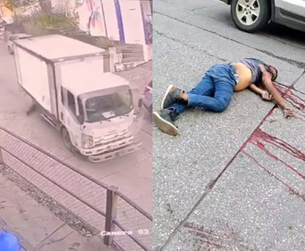 Armed Robber Gets Run Over By Victim's Truck After Failed Heist (Full)