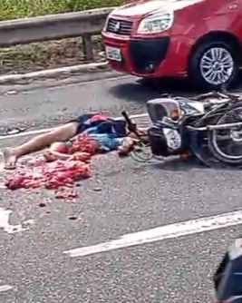 Brazilian biker you destroyed in accident