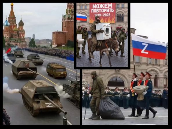 Erupting Tank Spits Out Russian Leatherface + Extras