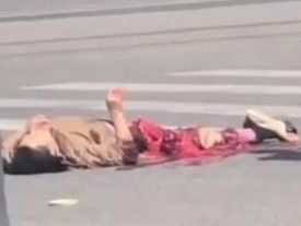 Motorcyclist Loses Battle with Truck.