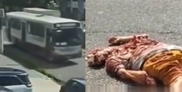 90 Yo Man Dies After Run Over by Bus, Car and Bike