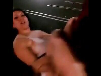 Girl Cheating on on the Hood of Car, right outside the Club, on Video 