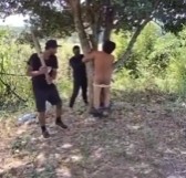 Fat Narco Punished with a Club