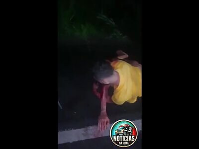 victim of a terrible accident