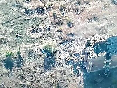 Retreating AFU soldiers were killed by a Russian drone