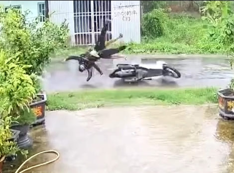 Bikers Electrocuted After Getting Caught In Downed Power Lines
