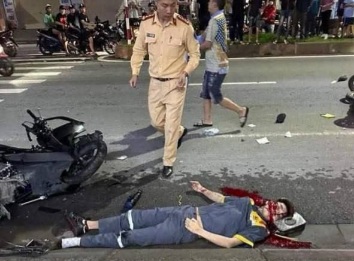 [CCTV video]Deadly collision between two motorcycle 