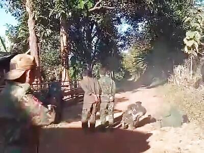 Myanmar Junta soldiers Execute 4 captured Pa-O National Liberation Army Fighters