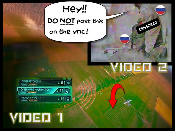 Electr. Warfare UAV Disables Russian Drone + Nasty Extras