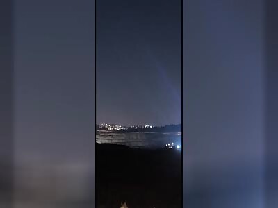 More footage from Israel at time of retaliatory strike from Iran