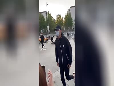 In Shandong, China, several youths beat up a 16-year-old teenager