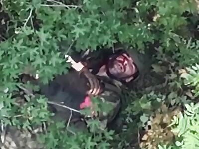 The slow and painful death of a Russian invader.