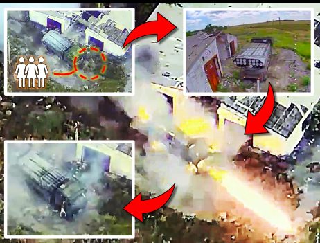 BOOM: Dicey Russian Artillery Blasts through Its OWN Cabin!