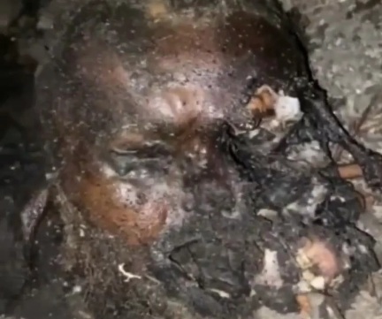 A RUSSIAN SOLDIER ROTTEN DECAPITATED HEAD 