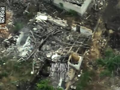 Footage of the Russian assault on Ukrainian Armed Forces position