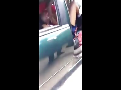 two fights , first is s , cell phone , tit biting