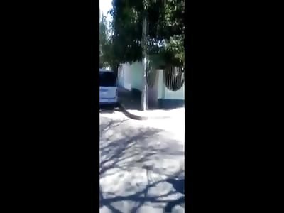 guy takes beating from tough woman